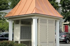 1-7/8" Diagonal in Almond Lattice Gazebo