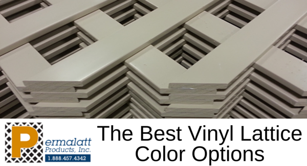 The Best Vinyl Lattice Color Options
