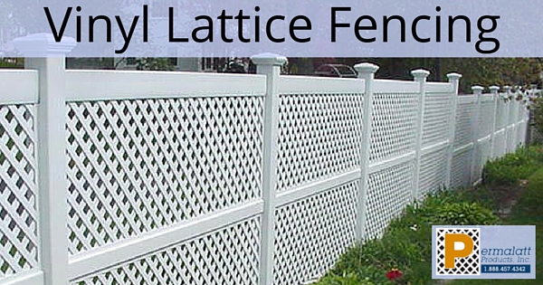 Vinyl Lattice Fencing