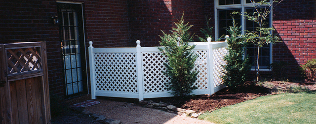 Using Vinyl Lattice to Hide Unsightly AC Units and Trash Cans