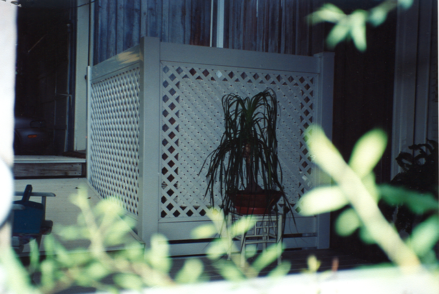 Using Vinyl Lattice to Hide Unsightly AC Units and Trash Cans