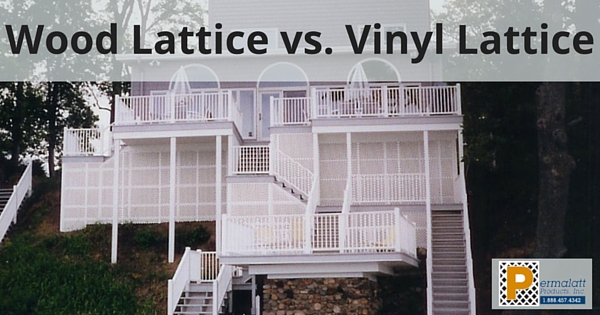 Wood Lattice vs. Vinyl Lattice