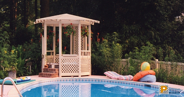 Pergolas and Gazebos with Lattice 1