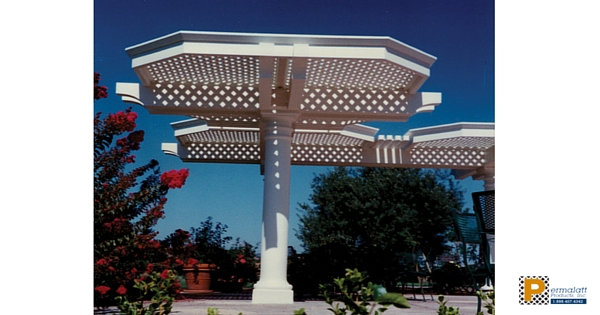 Pergolas and Gazebos with Lattice 2