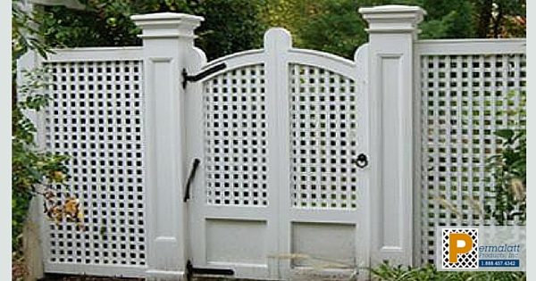 Using Vinyl Lattice Around Your Pool gate