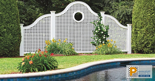 Using Vinyl Lattice Around Your Pool-pergolas-arbors-and-trellises