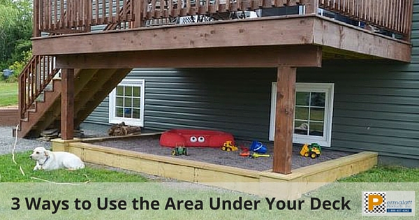 3 Ways to Use the Area Under Your Deck