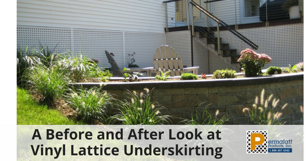 A Before and After Look at Vinyl Lattice Underskirting