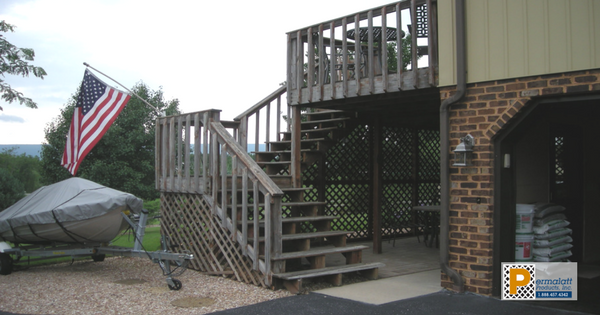 Before and After_ Privacy Fences and Under Deck Enclosures with Permalatt Vinyl Lattice-5