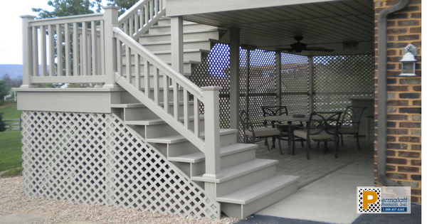 Adding A Lattice Privacy Screen To Existing Deck Railing