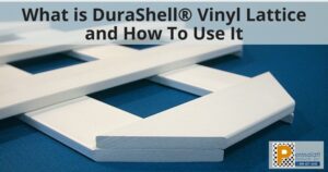 DuraShell® Vinyl 1/2 inch lattice fencing