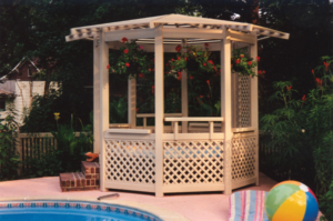 Vinyl Lattice Gazebo