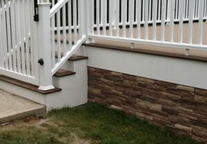 Faux Stone Skirting