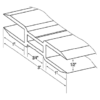 1/2In. Vinyl H-Channel Connector for 1/2In. DuraShell® Lattice