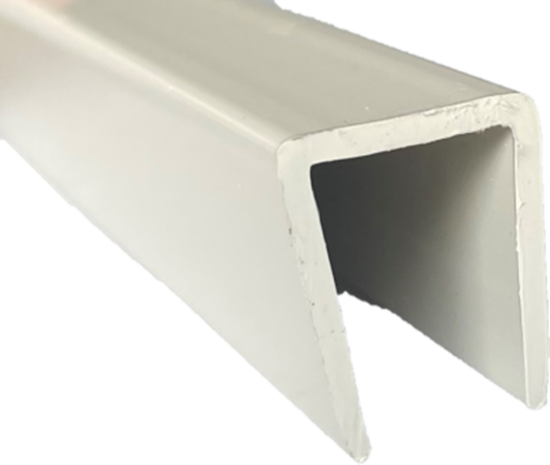 1/2In. Vinyl U-Channel Perimeter Trim for 1/2In. DuraShell® Lattice