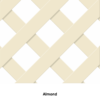 1-7/8" Diagonal 1/2In. 3D Vinyl Lattice – DuraShell®