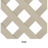 1-7/8" Diagonal 1/2In. 3D Vinyl Lattice – DuraShell®