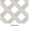 1-7/8" Diagonal 1/2In. 3D Vinyl Lattice – DuraShell®