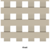 1" Square 1/2In. 3D Vinyl Lattice - DuraShell®