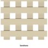 1" Square 1/2In. 3D Vinyl Lattice - DuraShell®