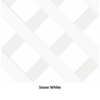 2-3/4" Diagonal 1/2In. 3D Vinyl Lattice - DuraShell®