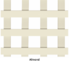 2" Square 1/2In. 3D Vinyl Lattice - DuraShell®