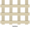 2" Square 1/2In. 3D Vinyl Lattice - DuraShell®