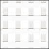 2" Square 1/4In. 3D Vinyl Lattice – Decorative