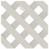 1" Diagonal 1/2In. 3D Vinyl Lattice - DuraShell®