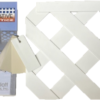 SAMPLE:  1/4In. Vinyl Lattice Complete Sample Kit - Decorative