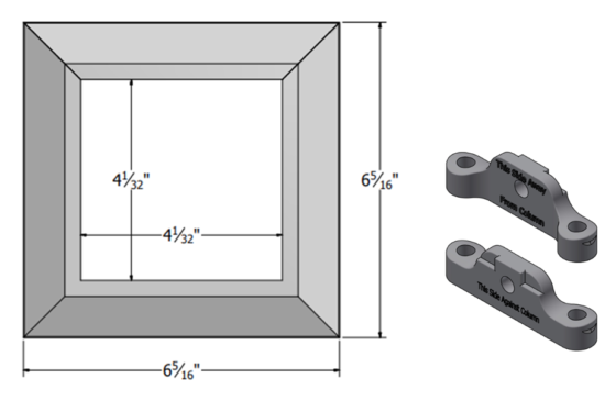 4" Flair and Bracket Kit